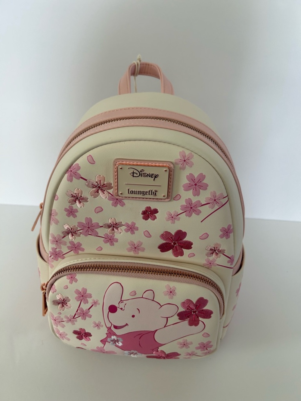 Loungefly Disney Winnie the Pooh Cherry Blossom Mini Backpack - new